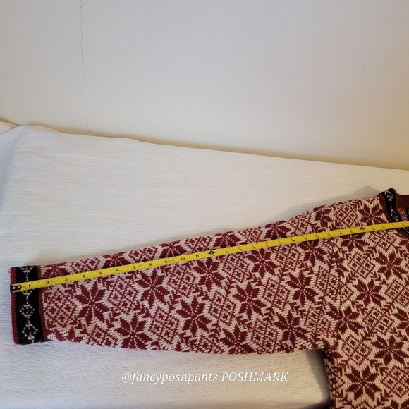 ❤️WOOLRICH classic timeless quality wool cardigan metal buttons Nordic fair isle - Picture 14 of 17